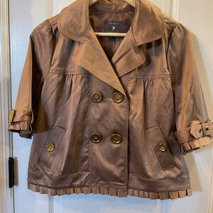 Forever 21 Women's Brown Trench Coat